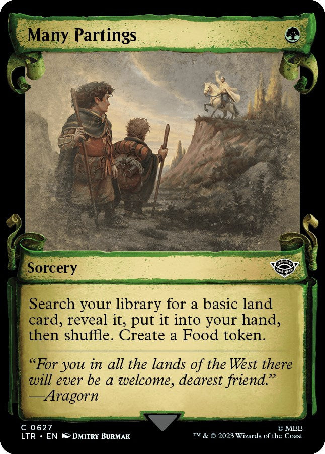 Many Partings (Showcase Scrolls) [LTR - 627]