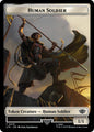 Human Soldier (0015) // Food (0022) Double-Sided Token (Surge Foil)