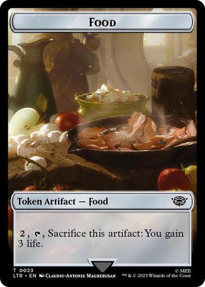 Orc Army (0019) // Food (0023) Double-Sided Token (Surge Foil) (Back)