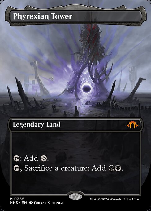 Phyrexian Tower (355) - BORDERLESS - NM