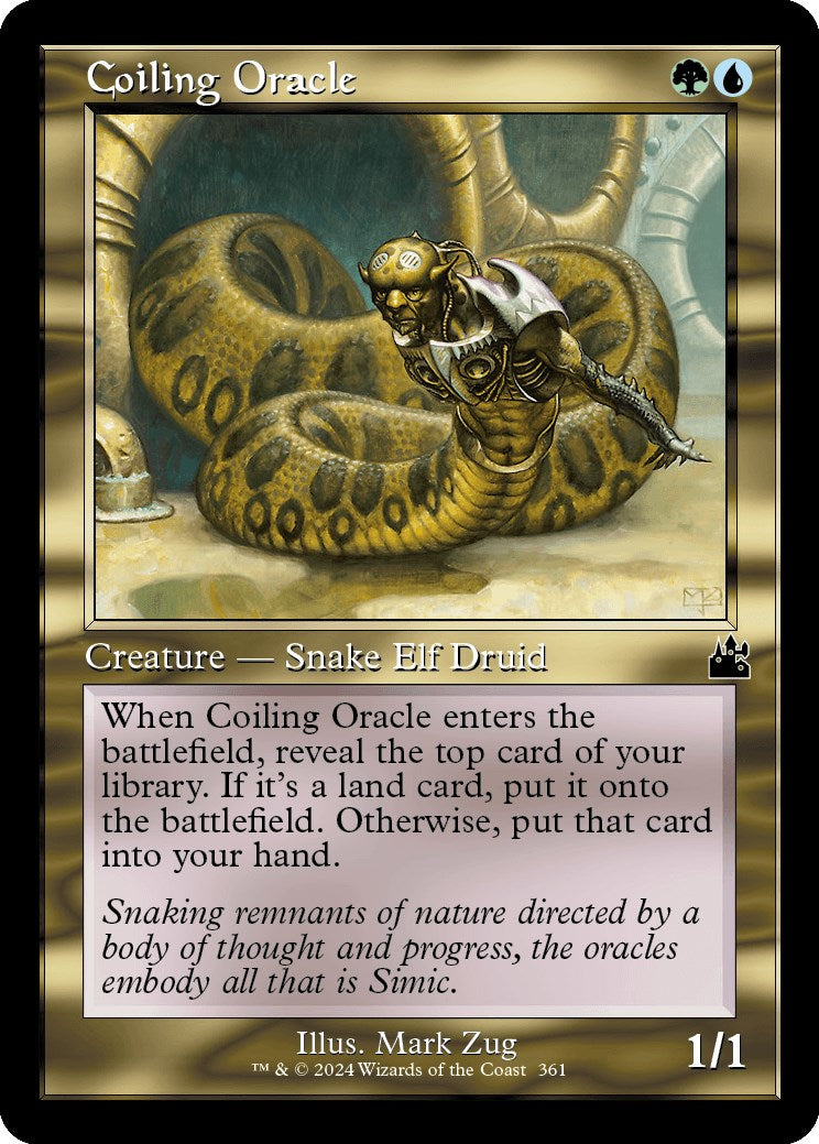 Coiling Oracle (Retro Frame)