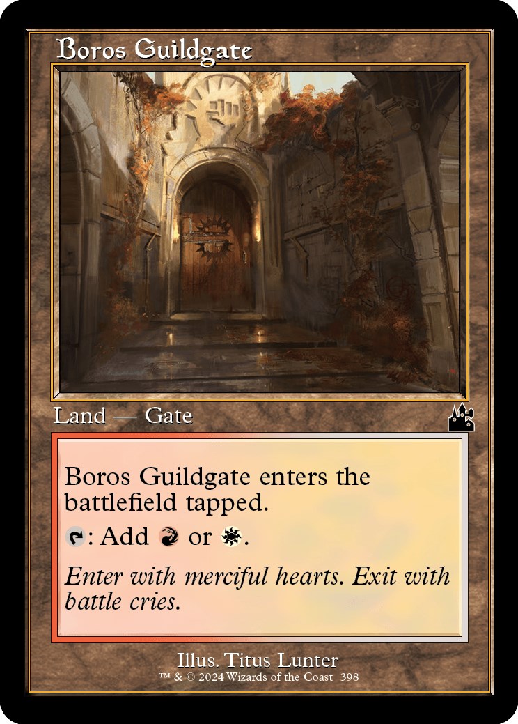 Boros Guildgate (Retro Frame)