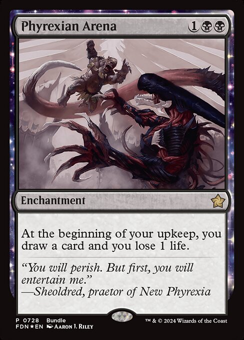 Phyrexian Arena (728) (Foil) - NM