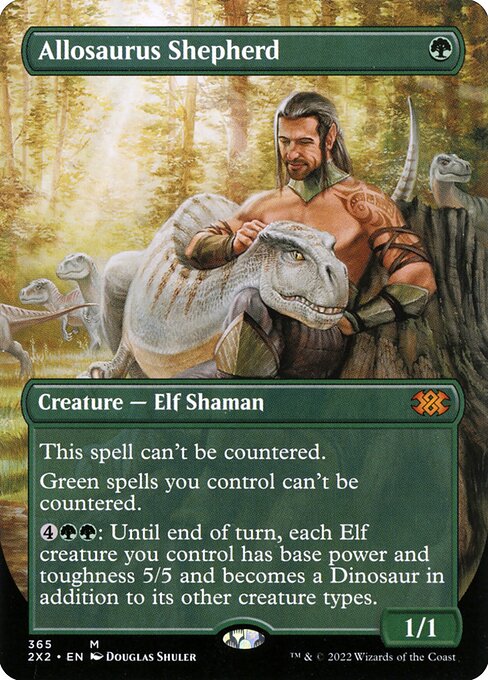 Allosaurus Shepherd (365) - BORDERLESS (Foil) - NM