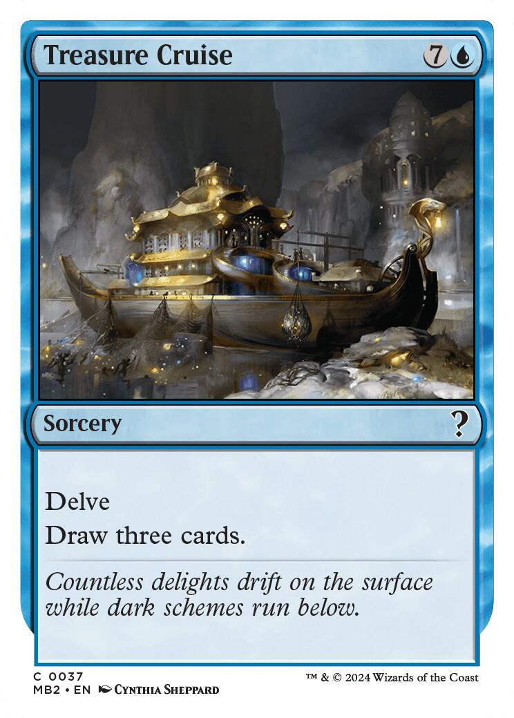 Treasure Cruise (White Border)