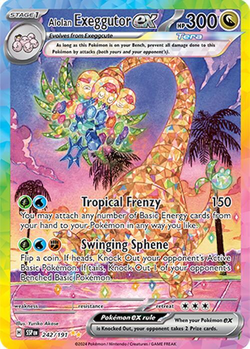 Alolan Exeggutor ex 242 - NM