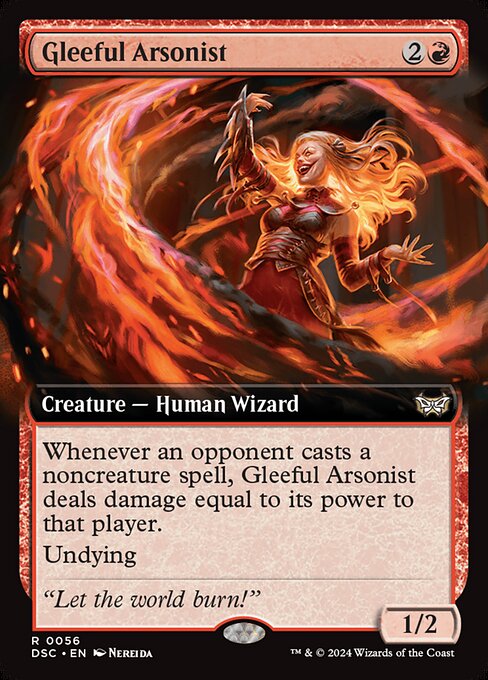 Gleeful Arsonist (56) - EXTENDED ART - NM