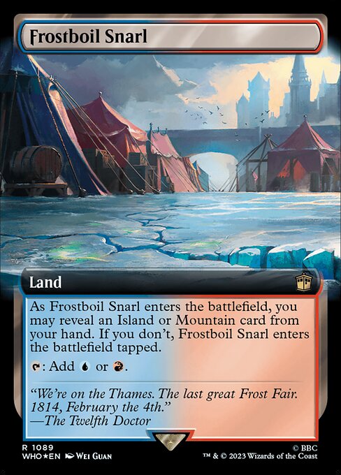 Frostboil Snarl (1089) - EXTENDED ART (Foil) - NM