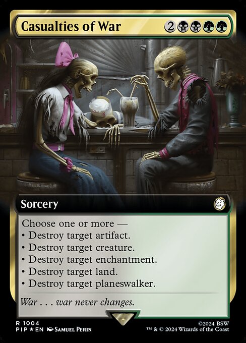Casualties of War (1004) - EXTENDED ART (Foil) - NM