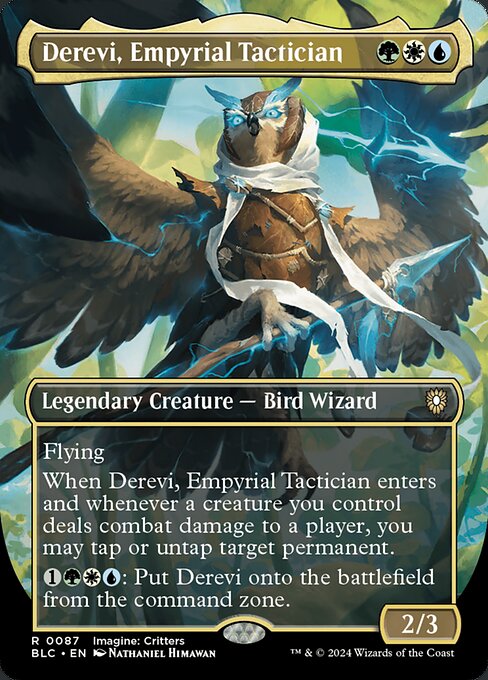 Derevi, Empyrial Tactician (87) - BORDERLESS - NM