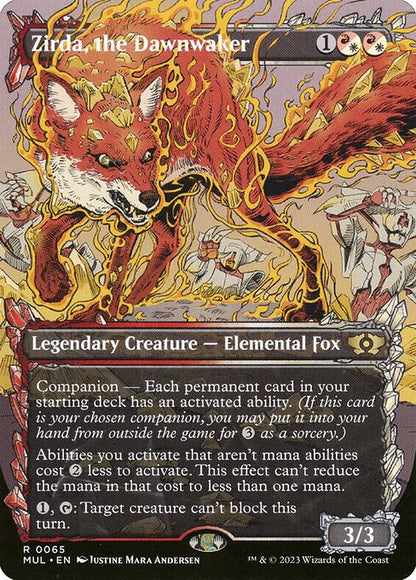 Zirda, the Dawnwaker (65) - BORDERLESS - FULL ART - NM