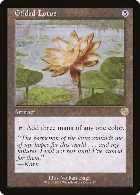 Gilded Lotus (17) (Foil) - NM