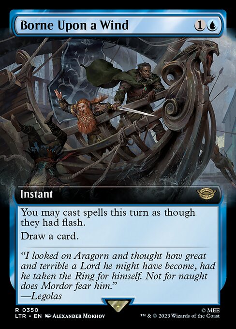 Borne Upon a Wind (350) - EXTENDED ART - NM
