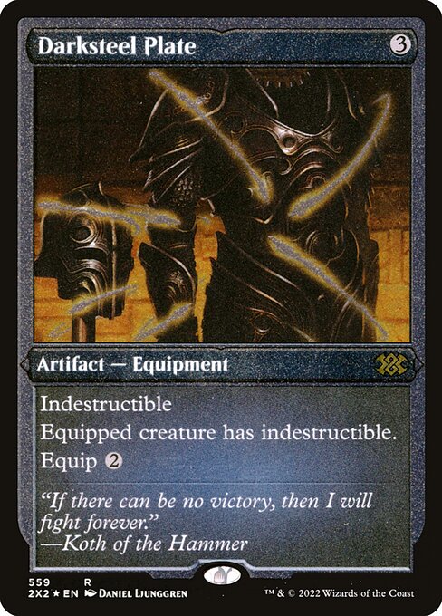 Darksteel Plate (559) (Etched) - NM