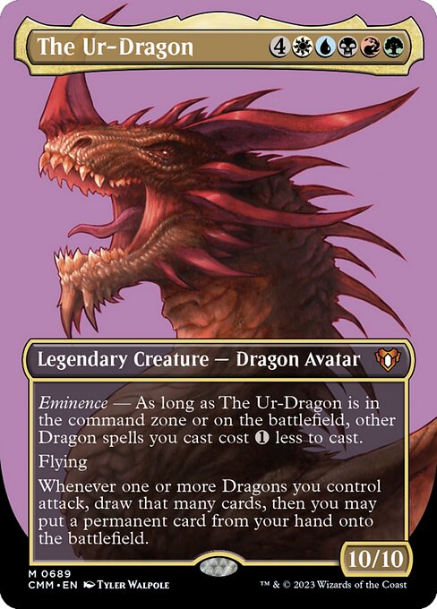 The Ur-Dragon (689) - BORDERLESS (Foil) - NM