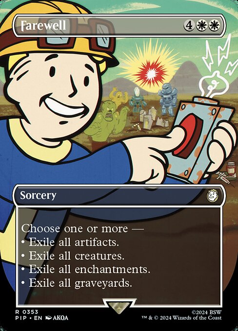 Farewell (353) - BORDERLESS - NM