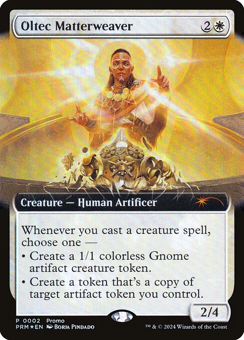 Oltec Matterweaver (12) - EXTENDED ART (Foil) - NM