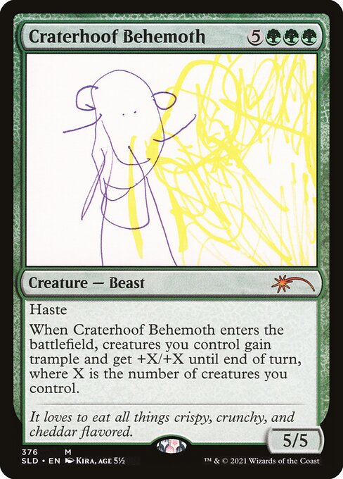 Craterhoof Behemoth (376) - NM