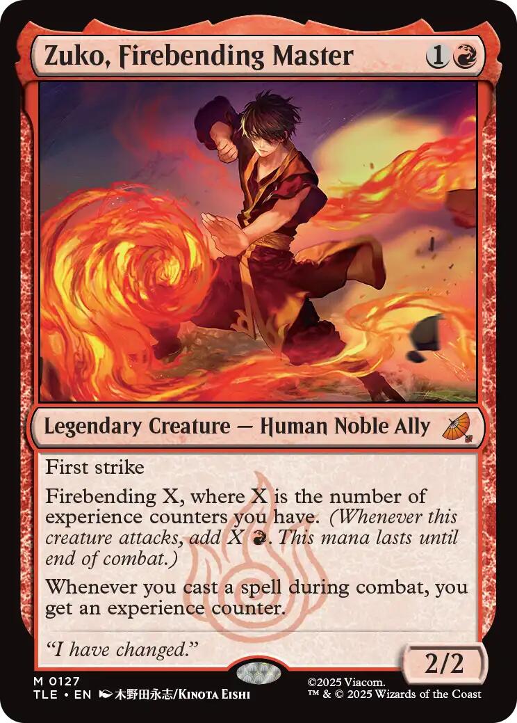 Zuko, Firebending Master