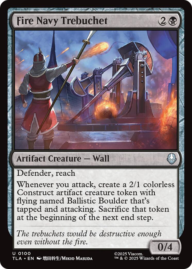 Fire Navy Trebuchet [TLA - 100]