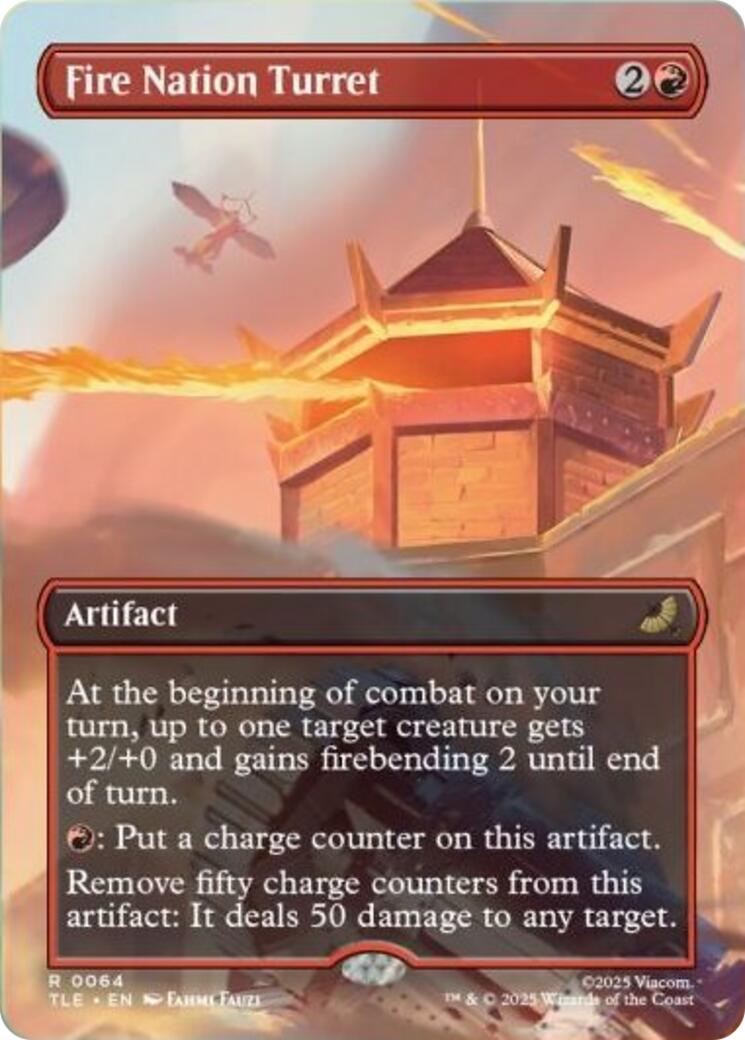 Fire Nation Turret (Borderless)