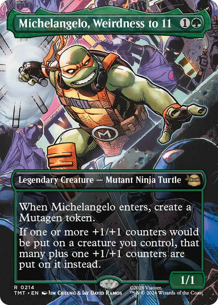 Michelangelo, Weirdness to 11 (Borderless)