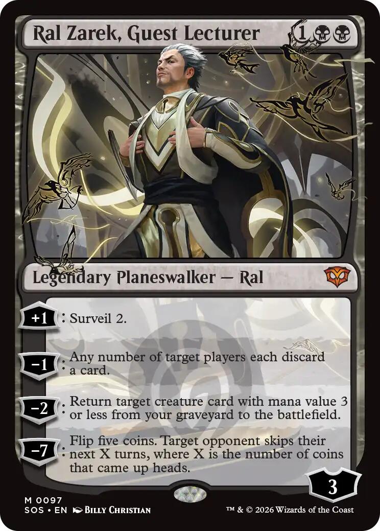 Ral Zarek, Guest Lecturer [SOS - 97]