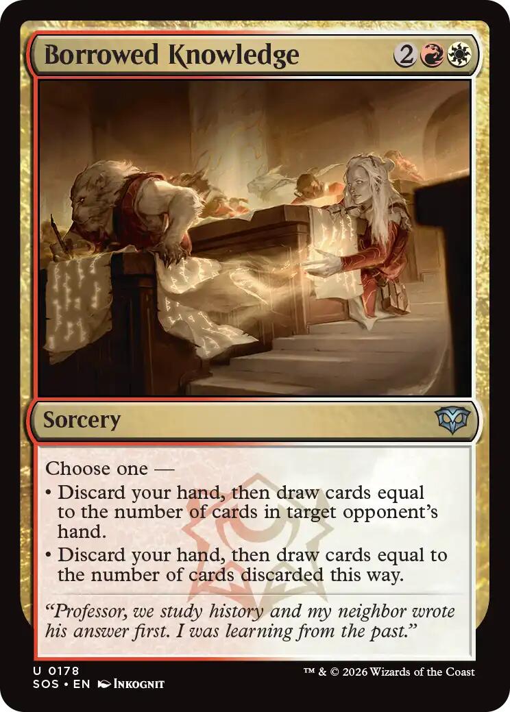 Borrowed Knowledge [SOS - 178]