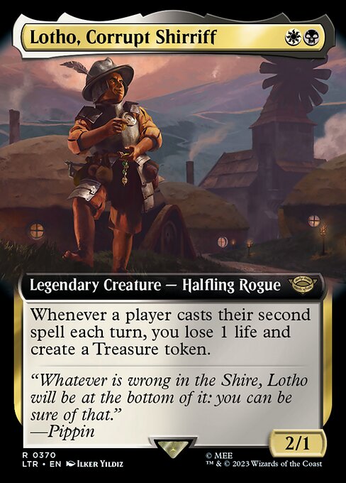 Lotho, Corrupt Shirriff (370) - EXTENDED ART - NM