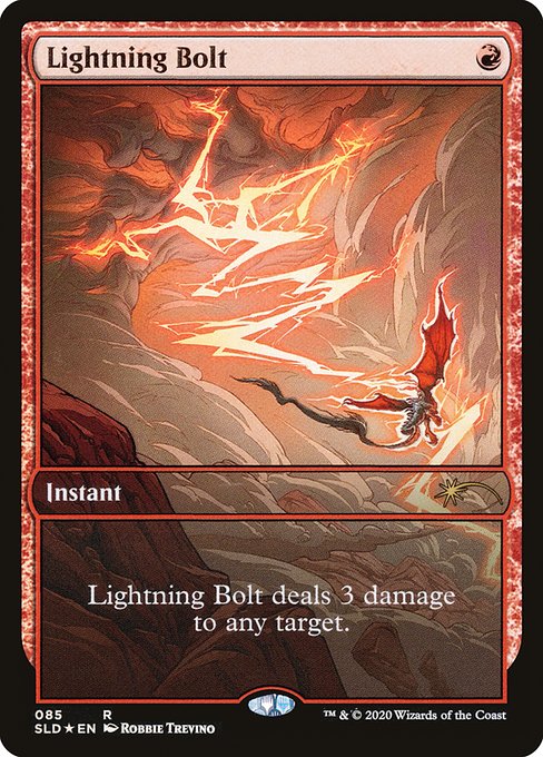 Lightning Bolt (85) - FULL ART (Foil) - NM