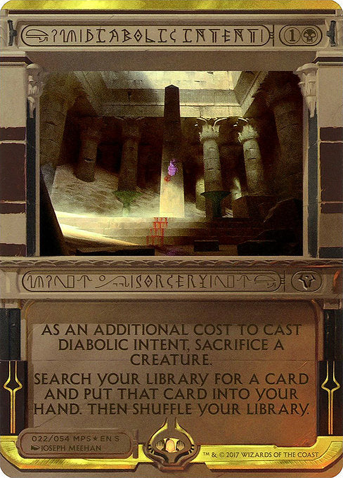 Diabolic Intent (22) - BORDERLESS (Foil) - NM