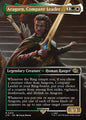 Aragorn, Company Leader (410) - BORDERLESS (Foil) - NM