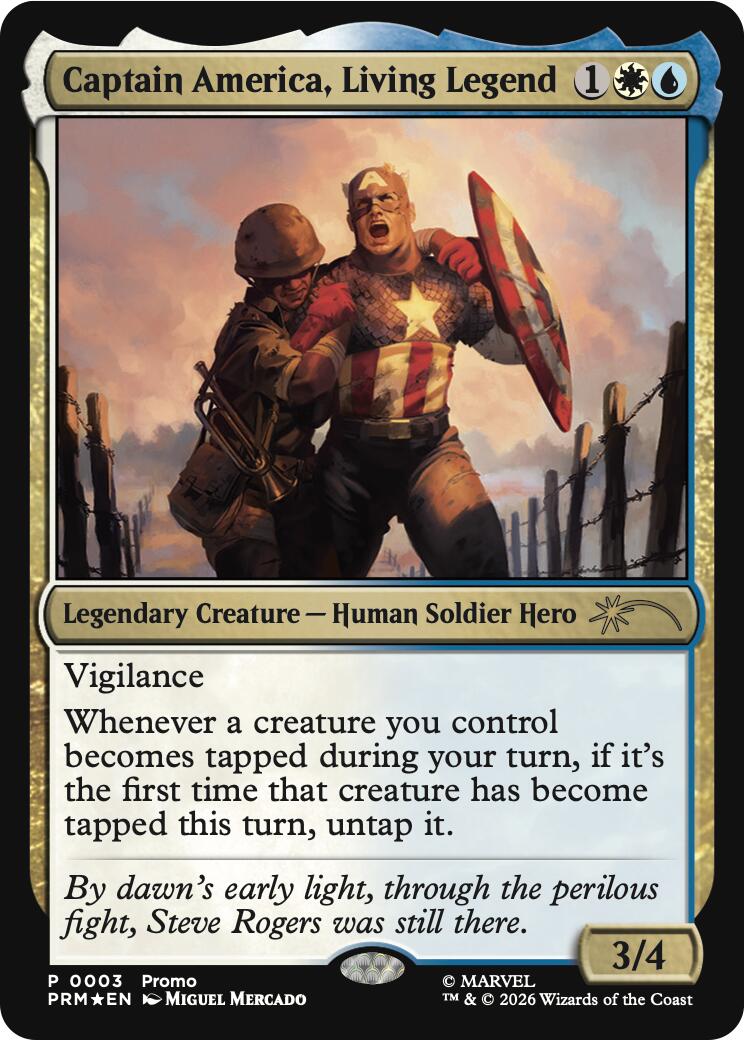 Captain America, Living Legend