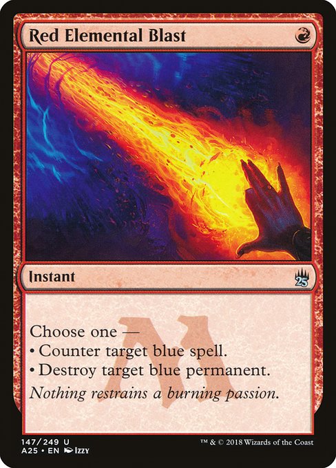 Red Elemental Blast (147) (Foil) - NM