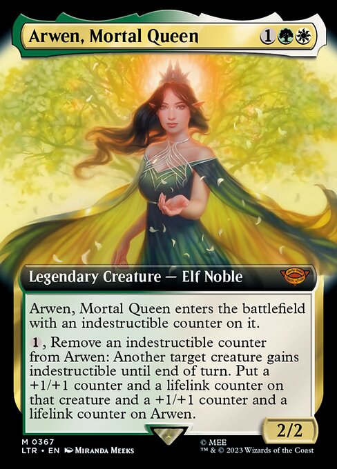 Arwen, Mortal Queen (367) - EXTENDED ART - NM