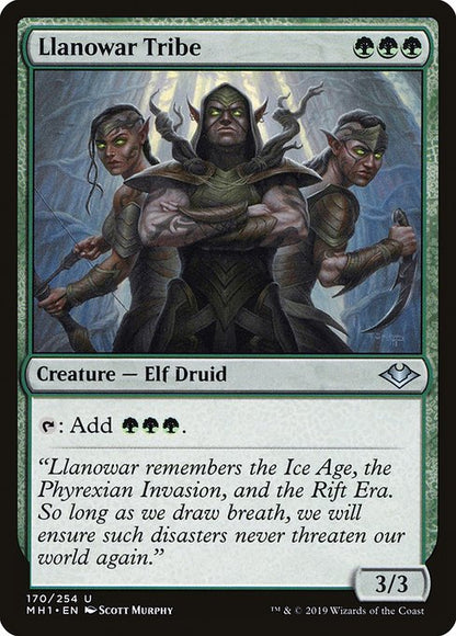 Llanowar Tribe (170) - NM