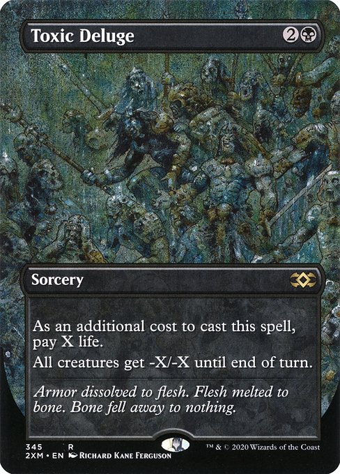 Toxic Deluge (345) - BORDERLESS (Foil) - NM