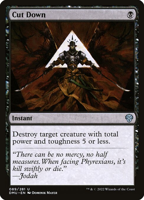 Cut Down (89) (Foil) - NM