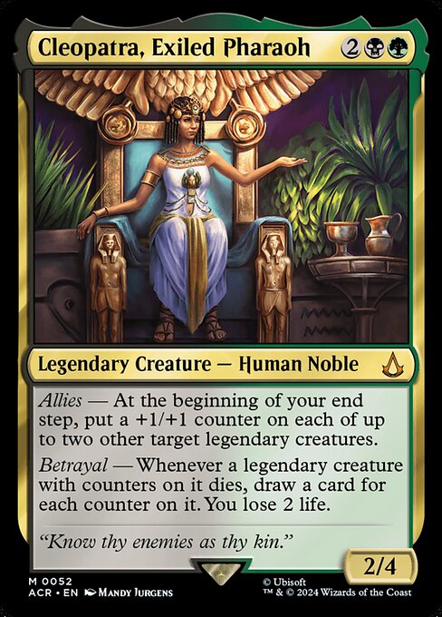 Cleopatra, Exiled Pharaoh (52) (Foil) - NM