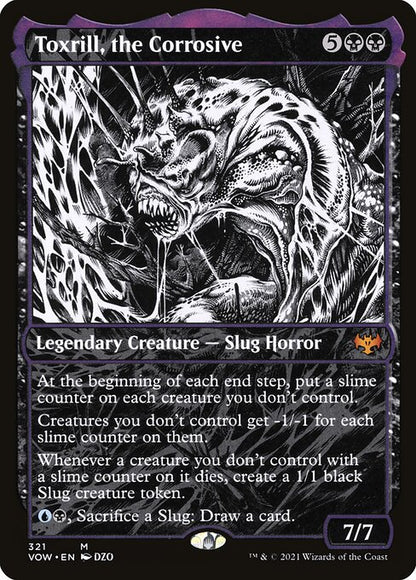 Toxrill, the Corrosive (321) - SHOWCASE - FULL ART - NM