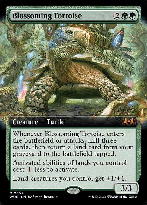 Blossoming Tortoise (354) - EXTENDED ART - NM