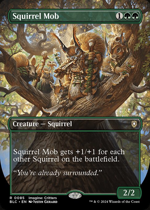 Squirrel Mob (85) - BORDERLESS (Foil) - NM