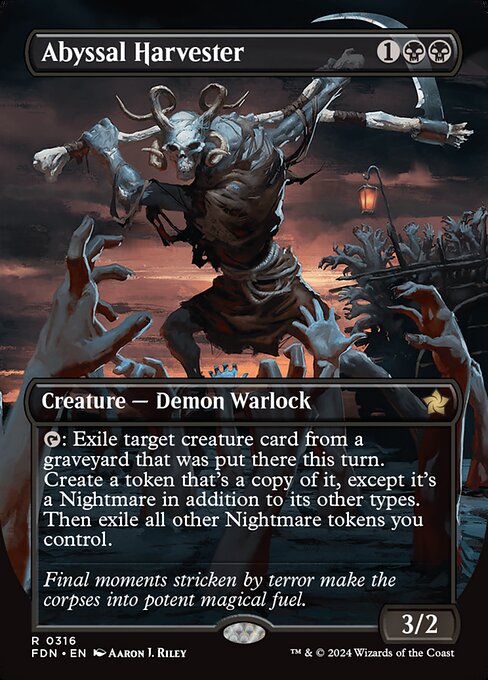 Abyssal Harvester (316) - BORDERLESS (Foil) - NM