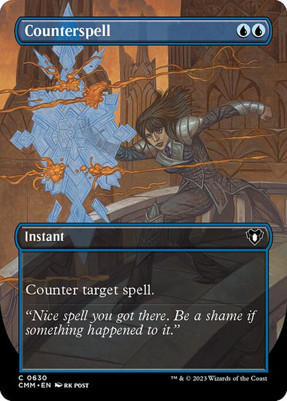 Counterspell (630) - BORDERLESS (Foil) - NM