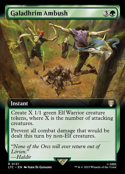 Galadhrim Ambush (121) - EXTENDED ART - NM