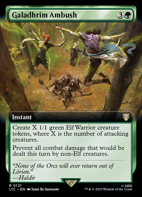Galadhrim Ambush (121) - EXTENDED ART - NM