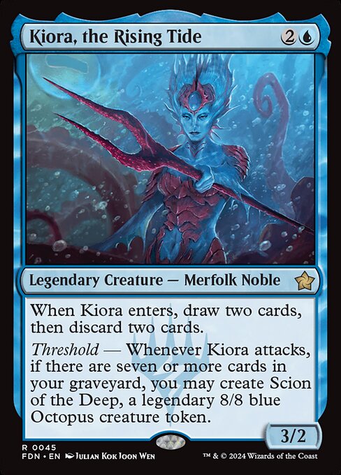 Kiora, the Rising Tide (45) - NM