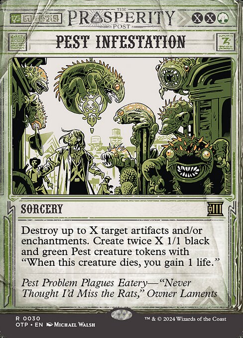 Pest Infestation (30) - BORDERLESS - NM