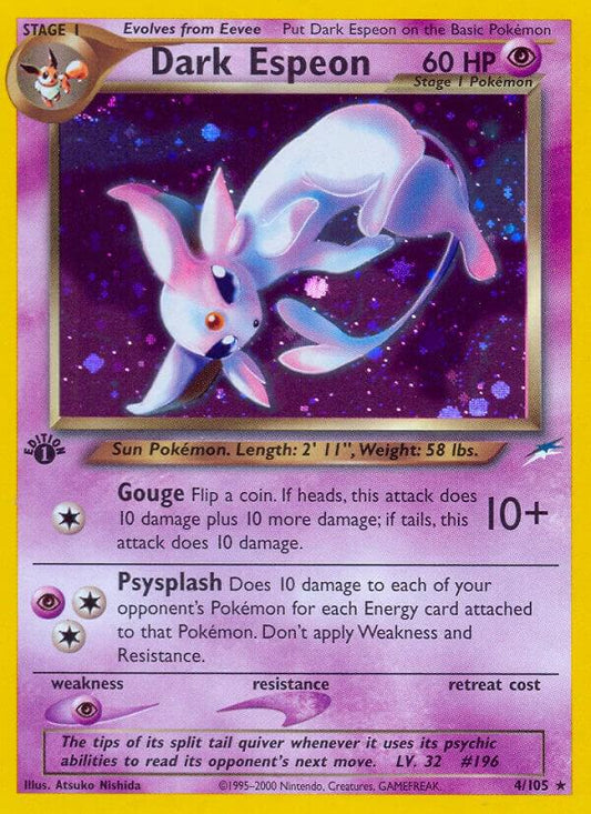 Dark Espeon 4 (Unlimited Holofoil) - MP