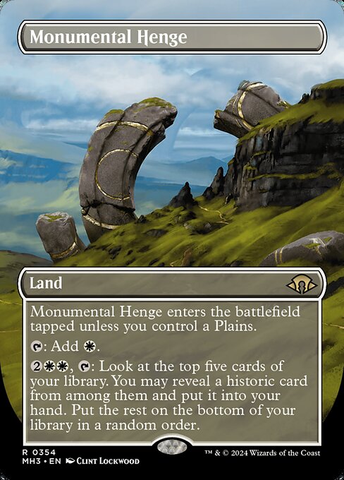 Monumental Henge (354) - BORDERLESS - NM